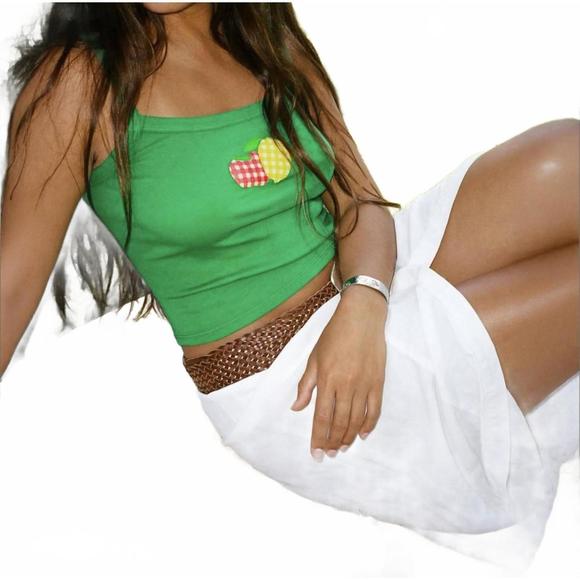 DAYDREAMER Tops - NEW DAYDREAMER main squeeze 90's tank in green